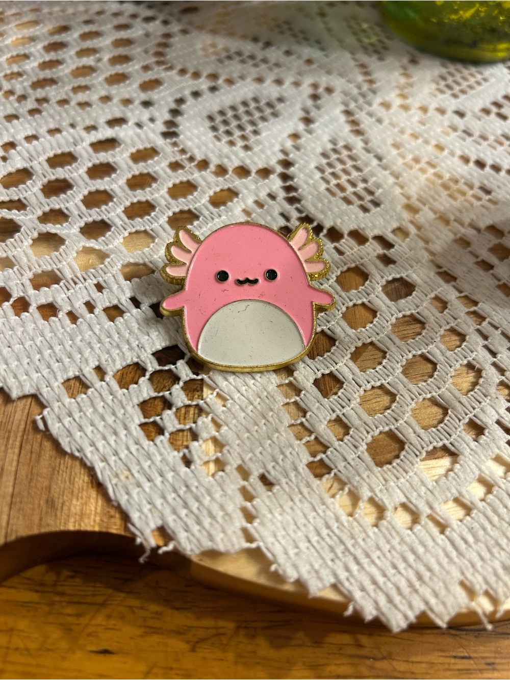Axolotl Enamel Pin - Squishmallow brand